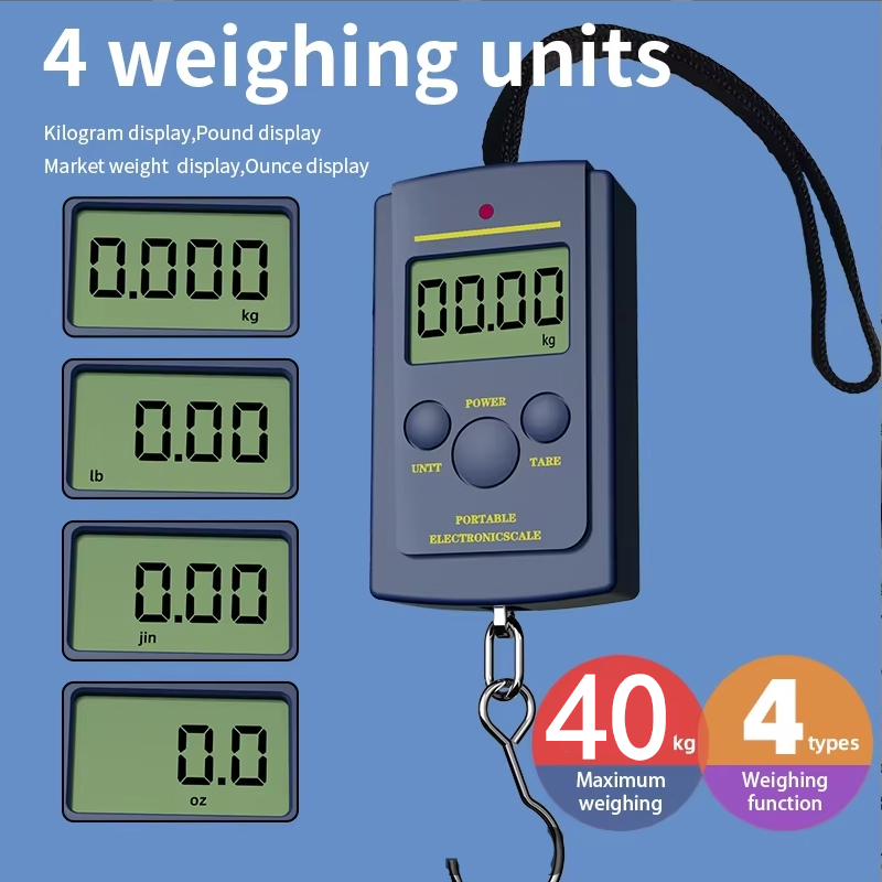Fishing Equipment Basics - 1PC Multifunctional Mini 40kg/10g Electronic Hanging