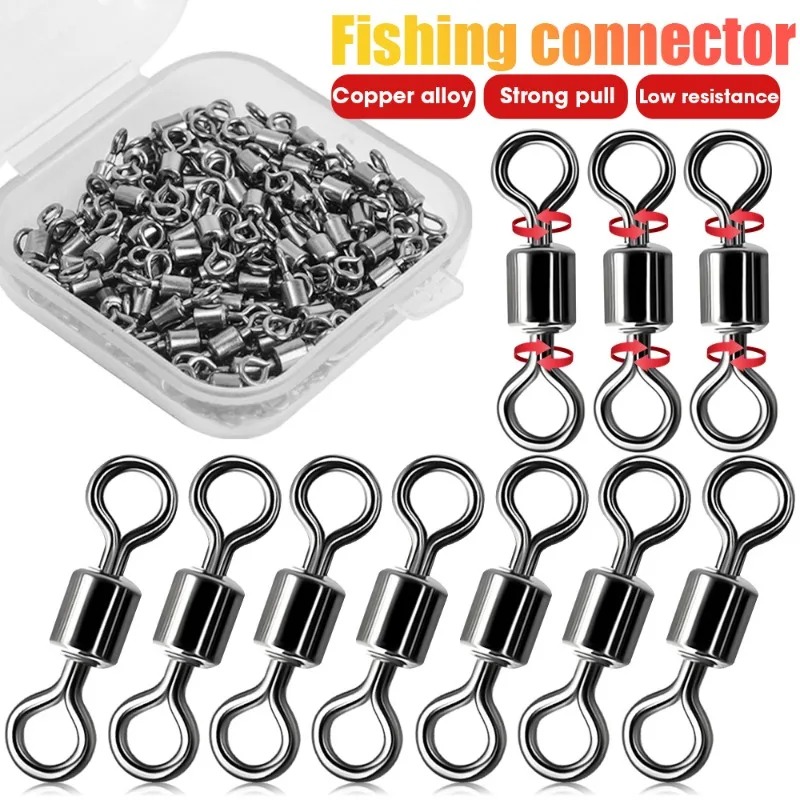 Fishing Equipment Cheap - 50/100Pcs Stainless Steel Fishing Connector Corrosion