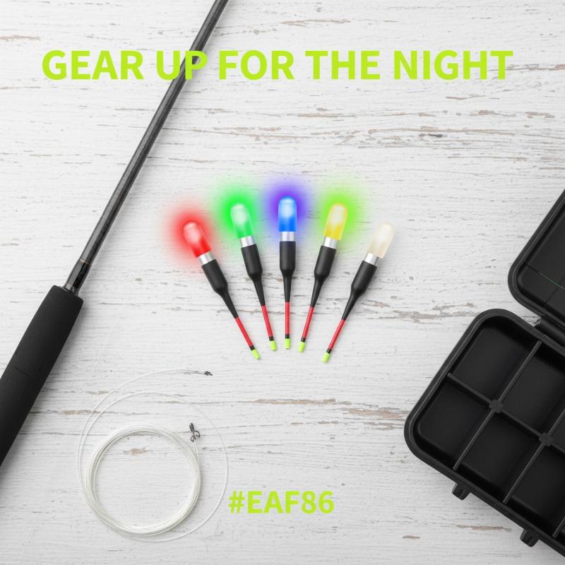 5Pcs LED Fishing Floats Night  – Night Float Fishing Bewertung und Preis