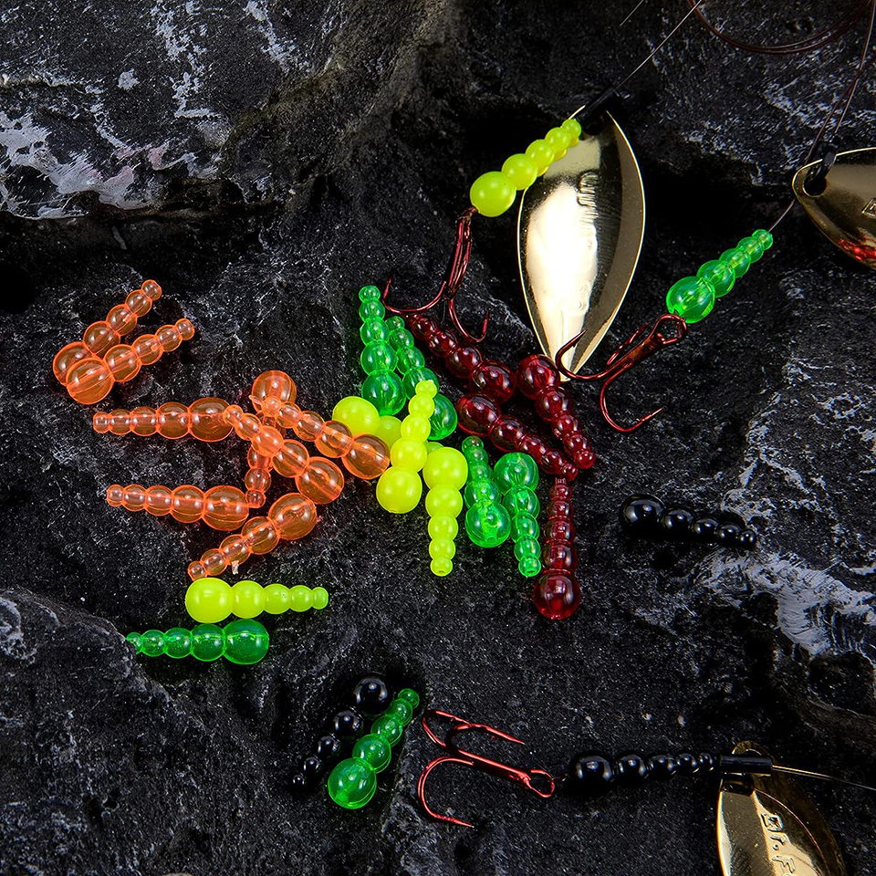 50PCS Stacked Fishing Beads Tr – Trout Fishing Lure Bewertung und Preis