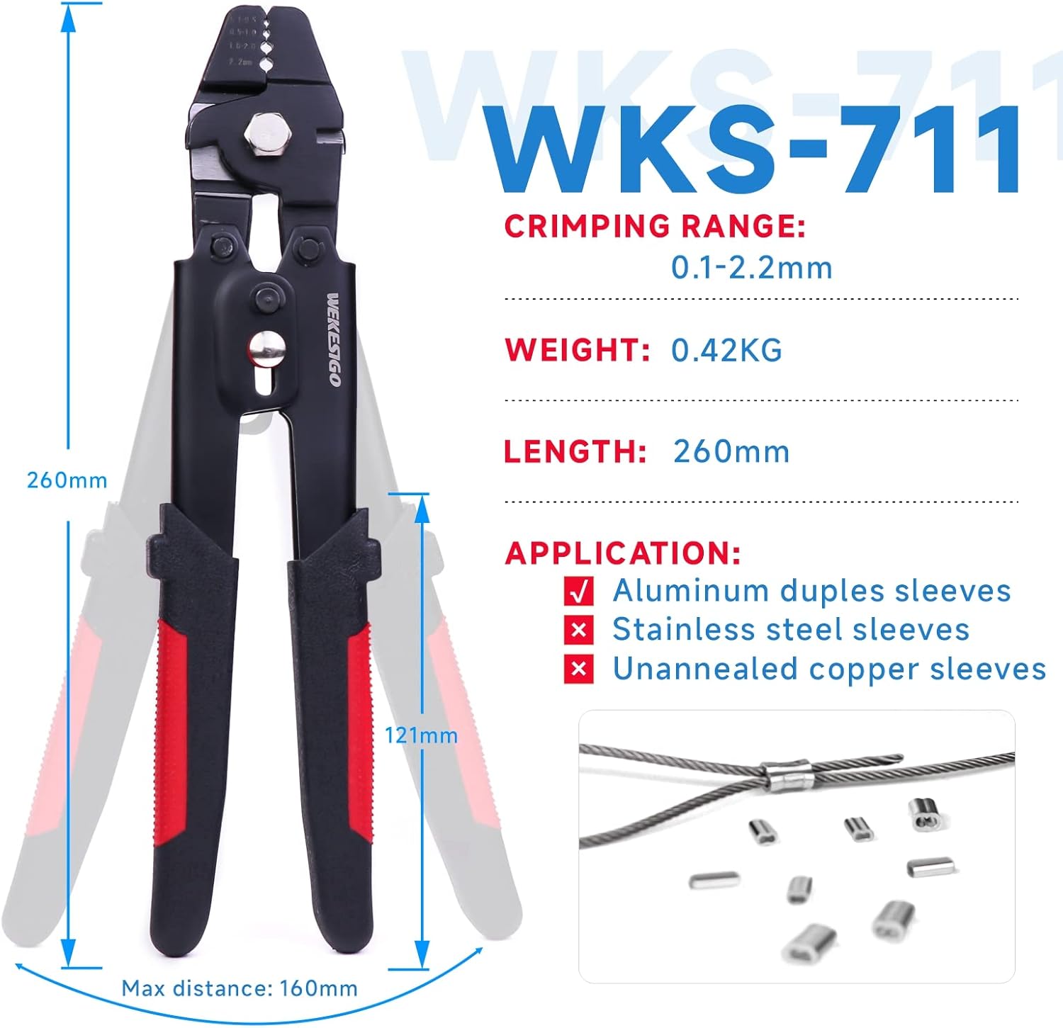Wire Rope Swager Tool for Crim – Fishing Line Bewertung und Preis