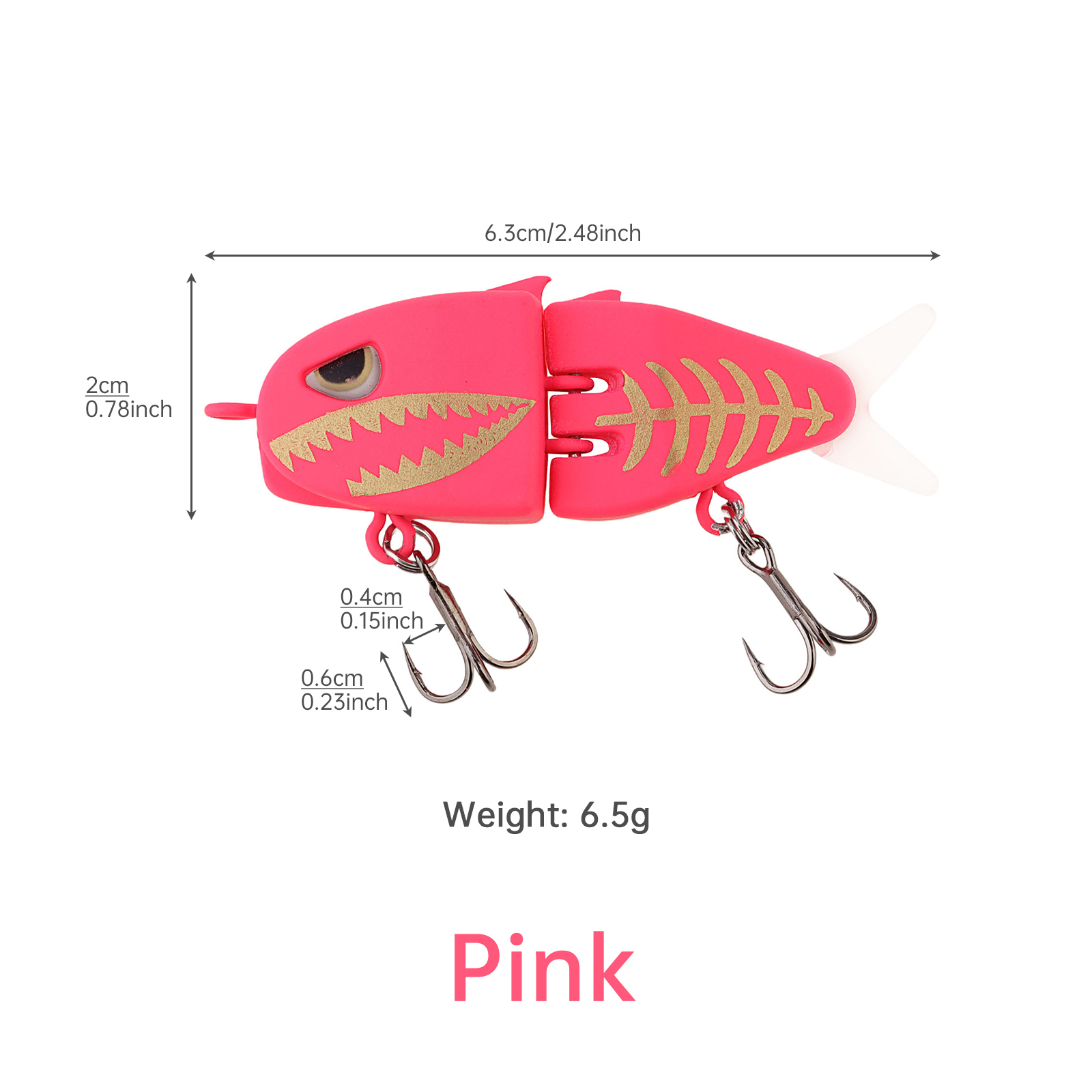 Multi Section Slow Sinking Rap – Trout Fishing Lure Bewertung und Preis