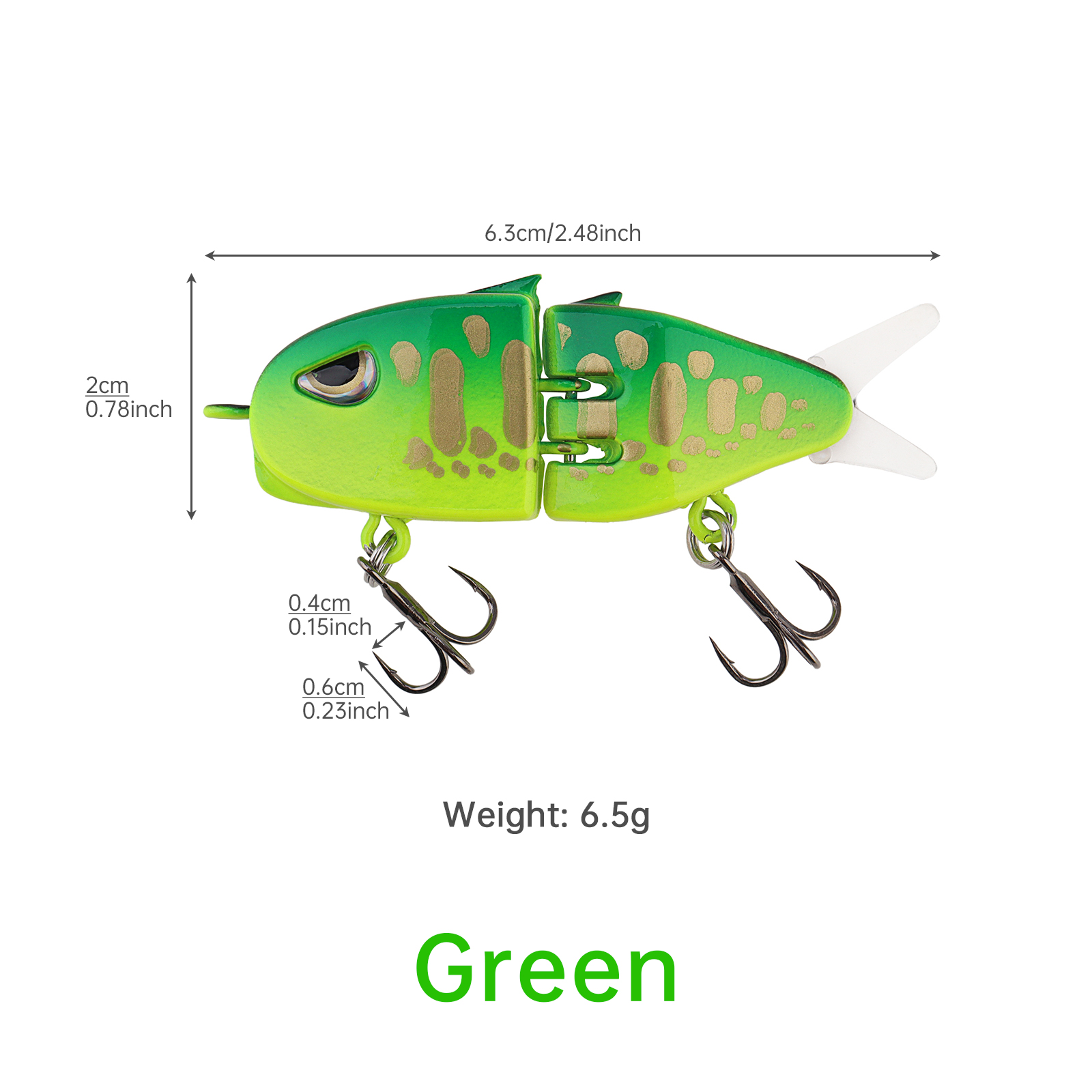 Multi Section Slow Sinking Rap – Trout Fishing Lure Bewertung und Preis