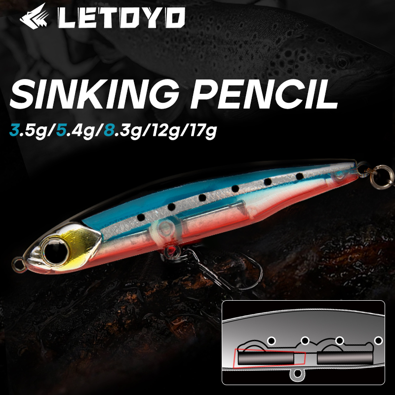 LETOYO Sinking Pencil 17g 12g- – Trout Fishing Lure Bewertung und Preis