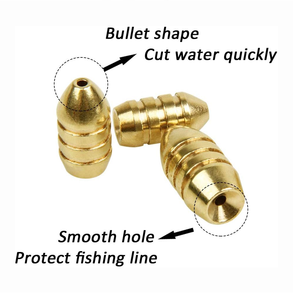 10Pcs Brass Fishing Weight Cop – Trout Fishing Lure Bewertung und Preis