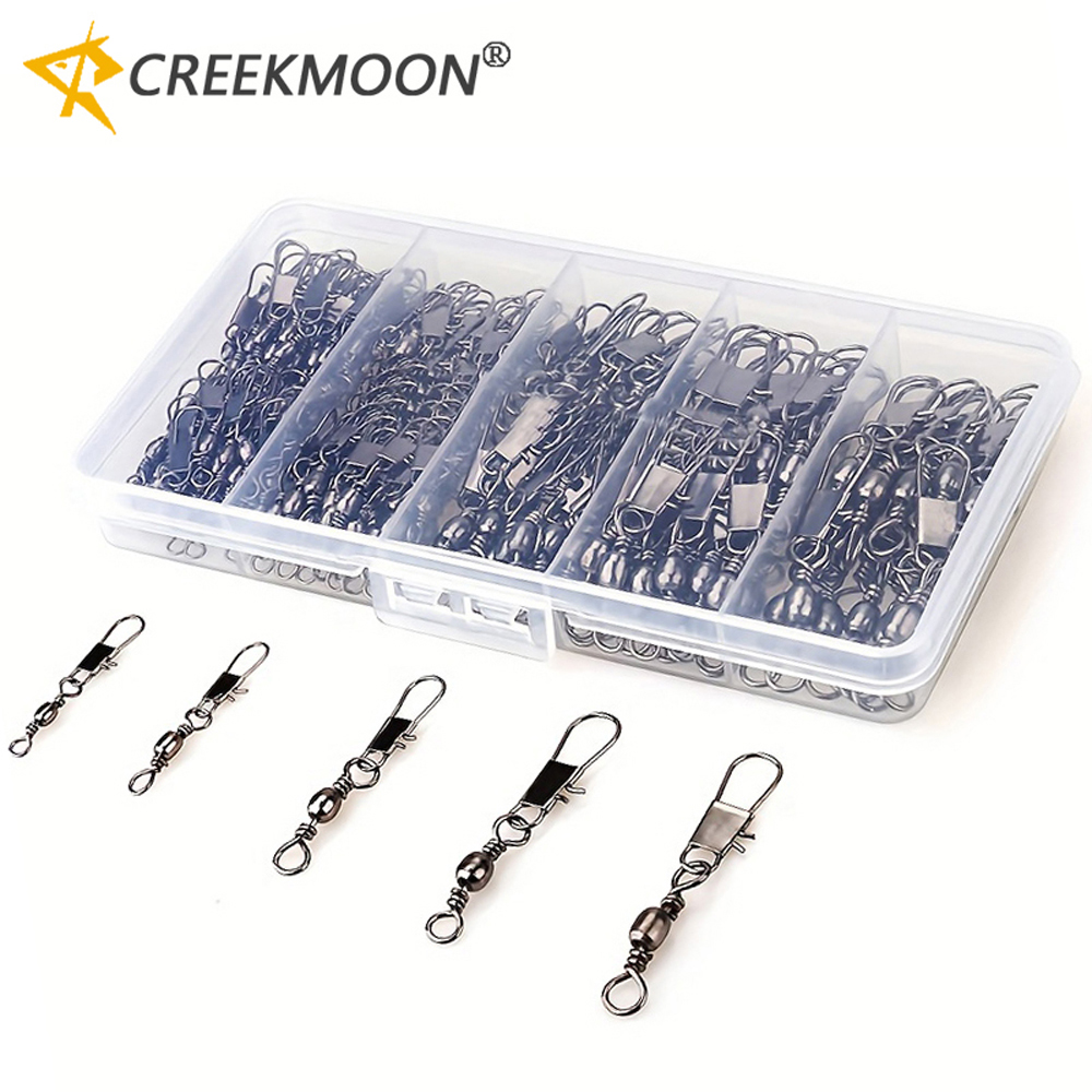 100Pcs/Lot 4#6#8#10#12# Swivel – Fishing Equipment Cheap Bewertung und Preis