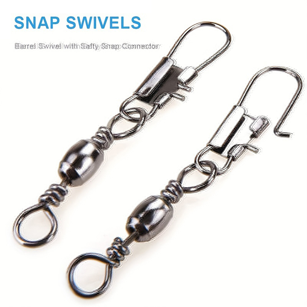 100Pcs/Lot 4#6#8#10#12# Swivel – Fishing Equipment Cheap Bewertung und Preis