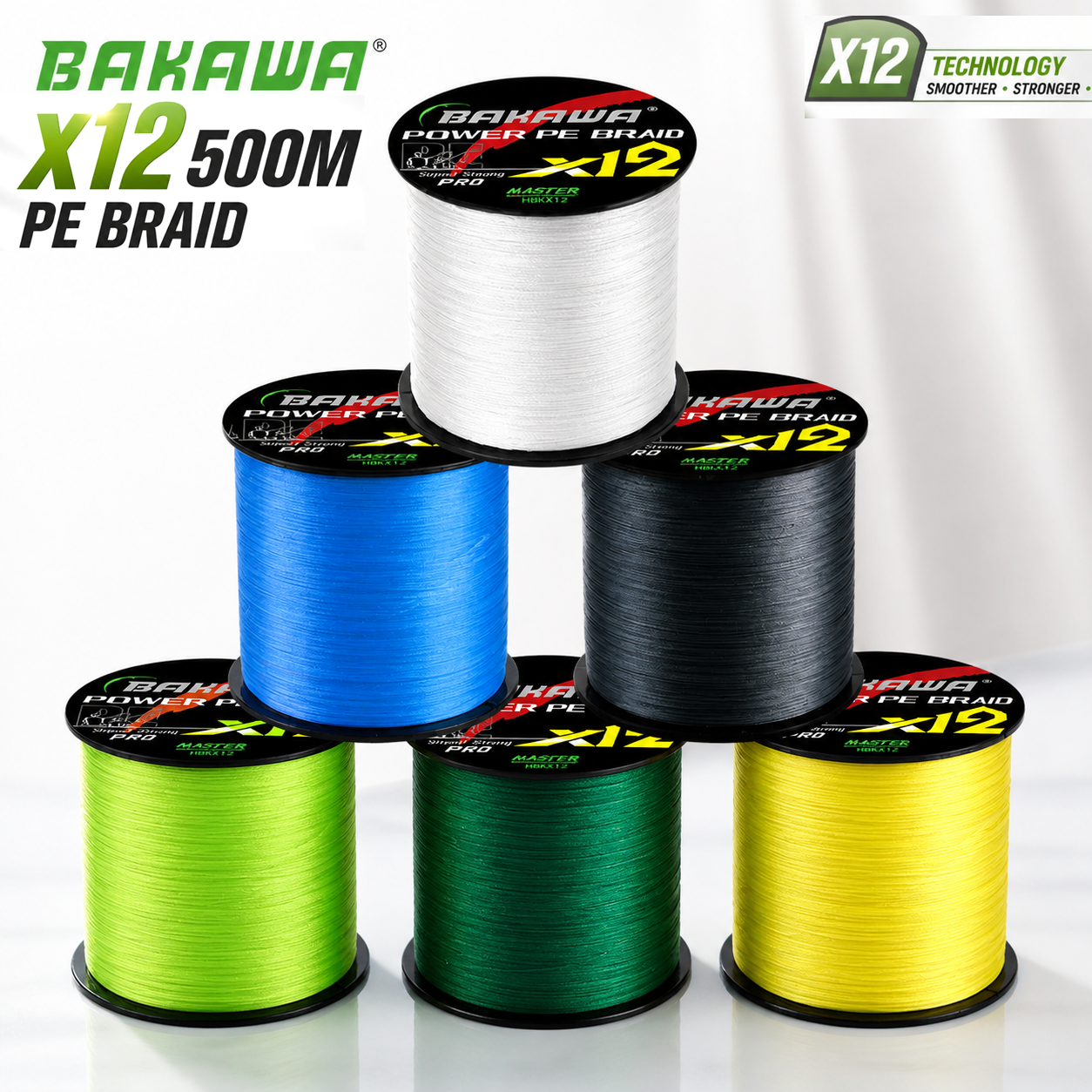 BAKAWA 12 Strand Braided Fishi – Fishing Equipment In Japanese Bewertung und Preis