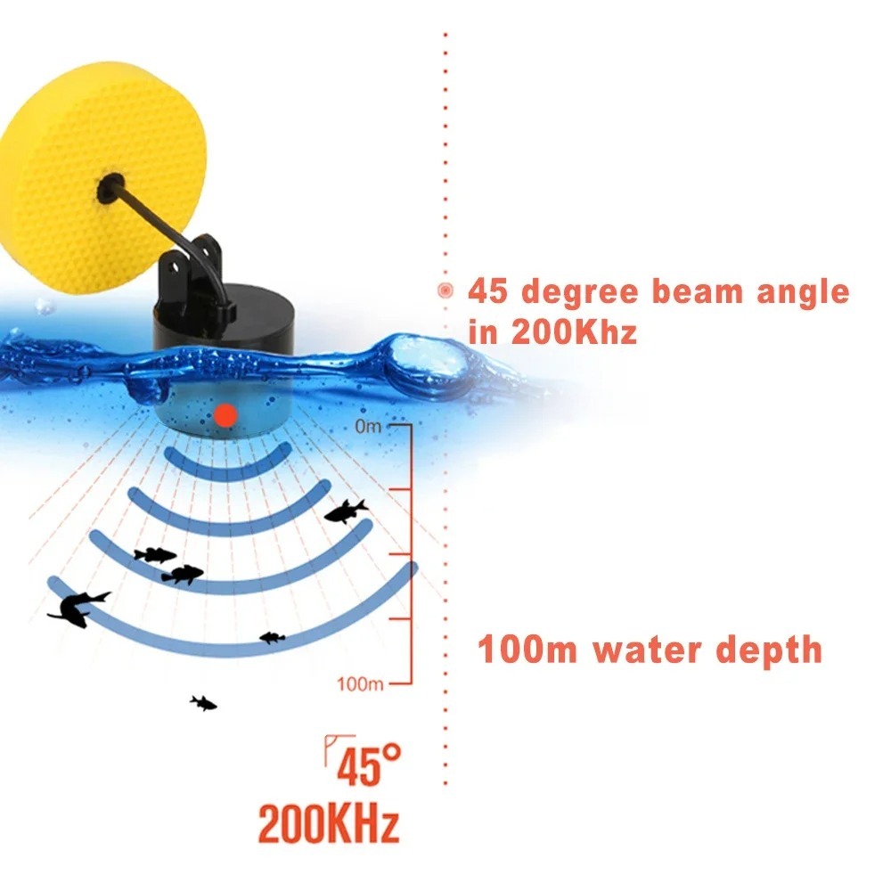 Wireless Sonar Detection Fish  – Fishing Equipment In English Bewertung und Preis