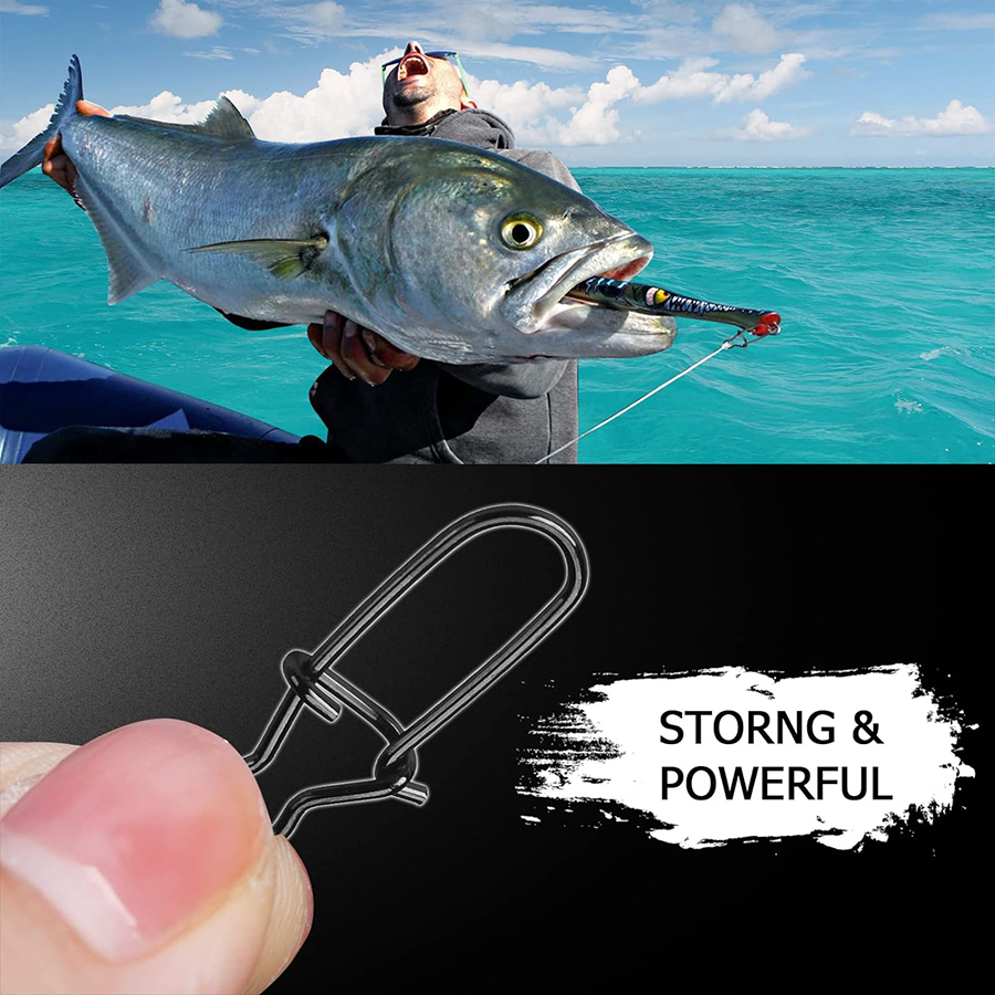 50Pcs Crankbait Snaps Stainles – Fishing Equipment Basics Bewertung und Preis