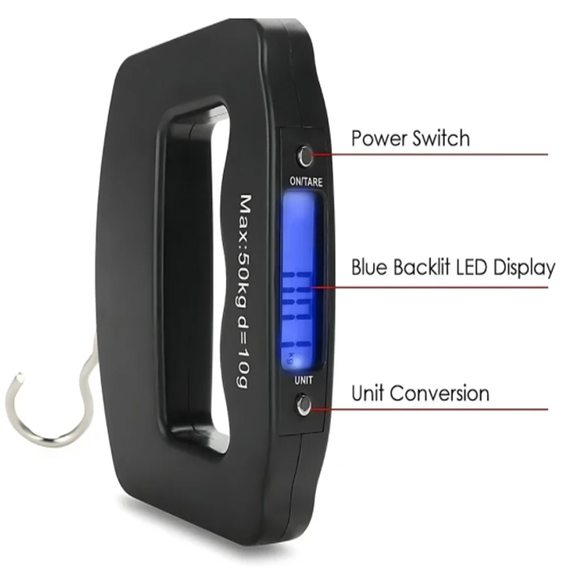 50kg/10g Travel Luggage Scale  – Fishing Equipment Basics Bewertung und Preis