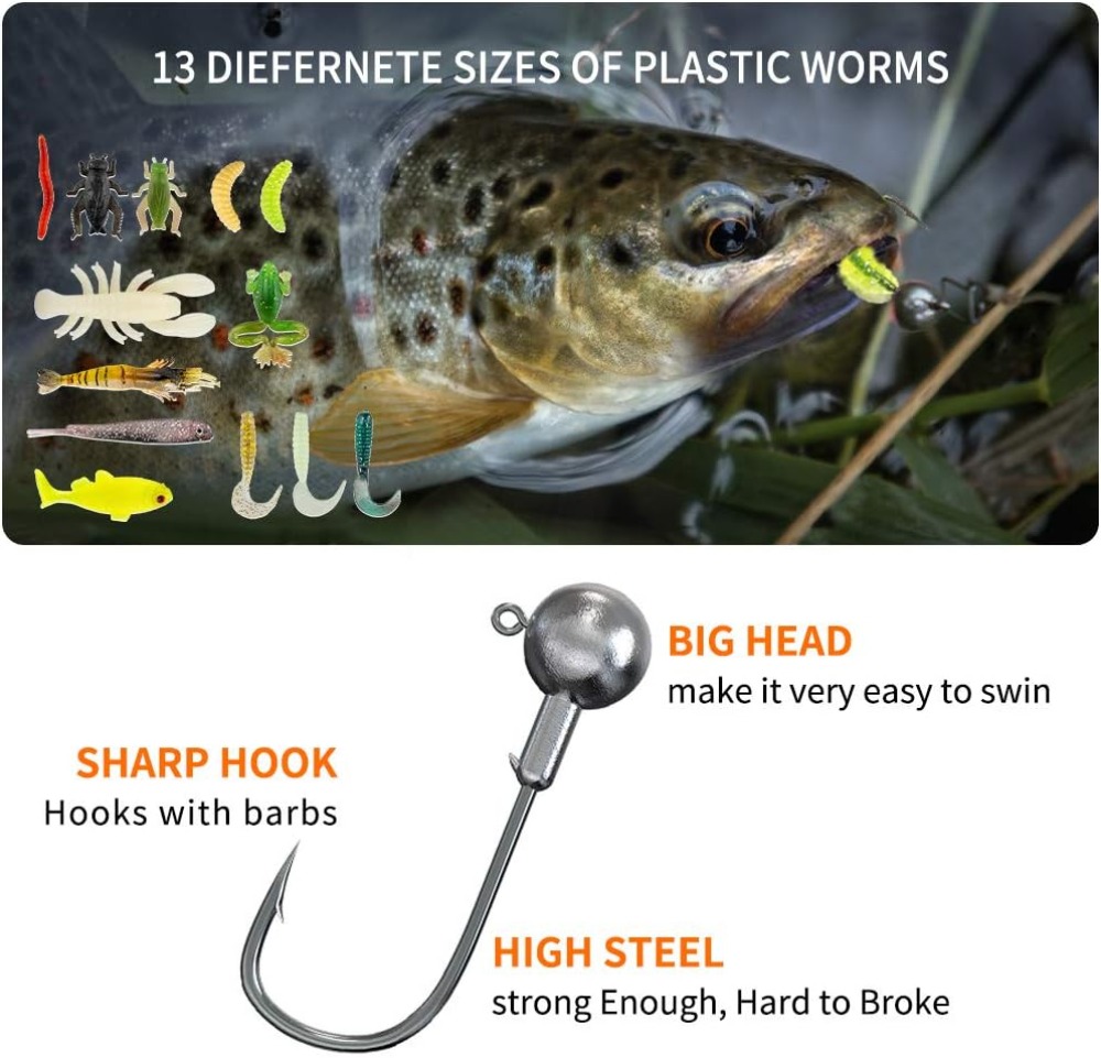 78Pcs Fishing Lures Kit for Ba – Trout Fishing Lure Bewertung und Preis