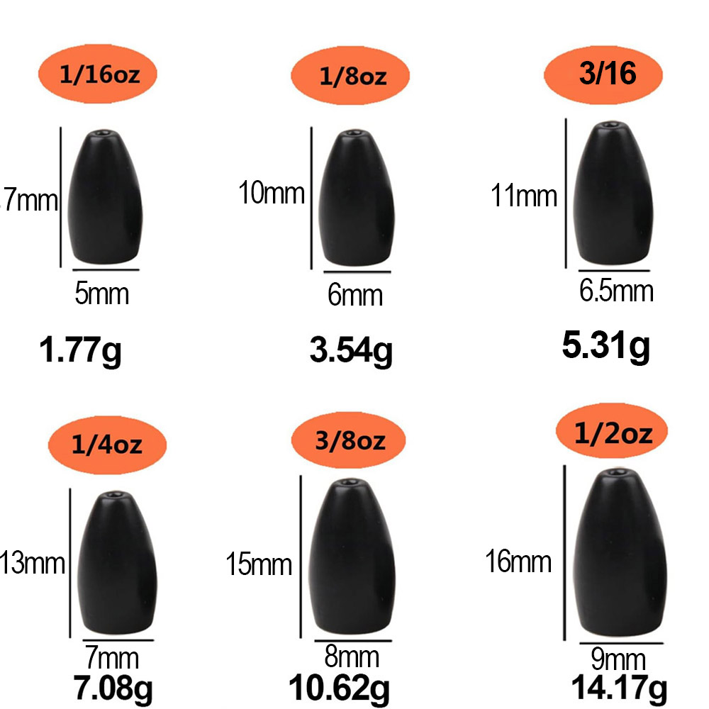 Tungsten Steel Fishing Weights – Trout Fishing Lure Bewertung und Preis